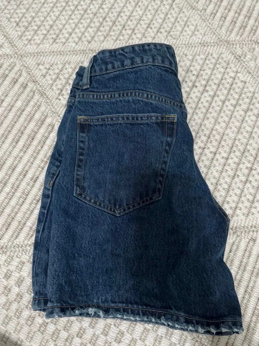 Zara Dark Blue Denim Women's Shorts